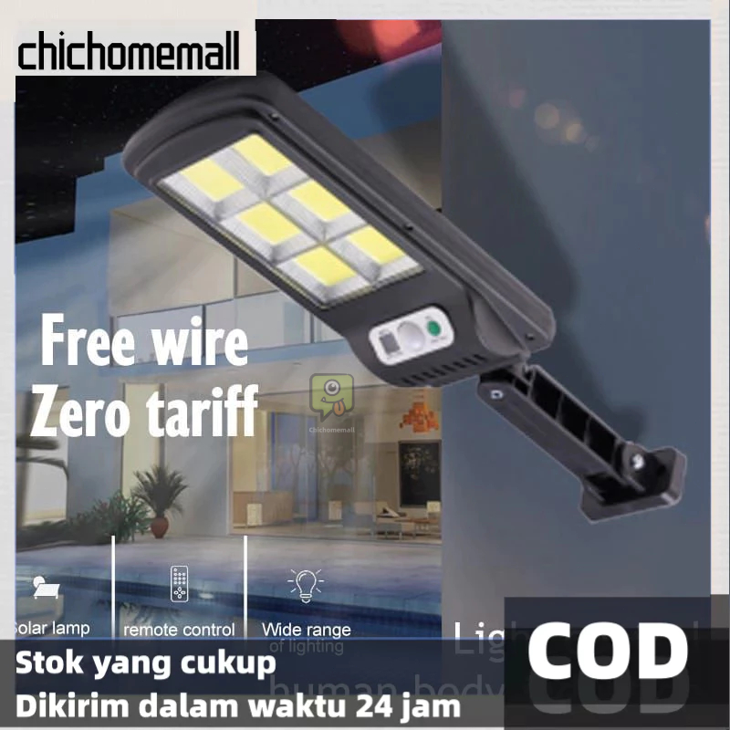[COD] Outdoor Solar Light Sunpro IP69 180W - Lampu Jalan Pagar dan Taman - Lampu LED Solar Cell