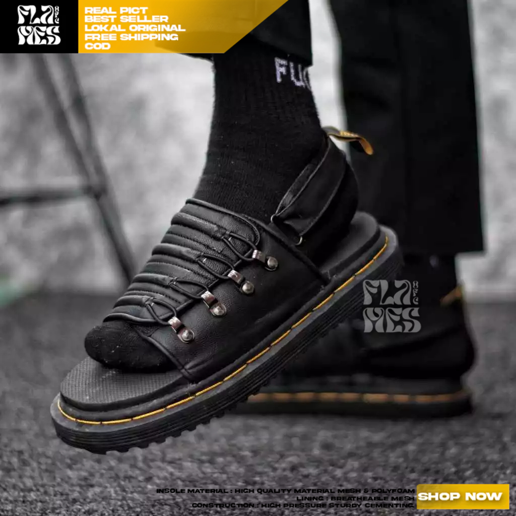 FLAMES Sandal Slide Pria Docmart Sendal Selop Pria Distro Original