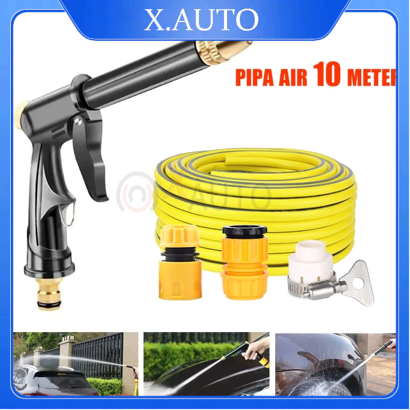Pistol Air Penyemprot Tekanan Tinggi Mesin Cuci Mobil Nosel Pistol Penyiram Taman Mesin Pembersih Se