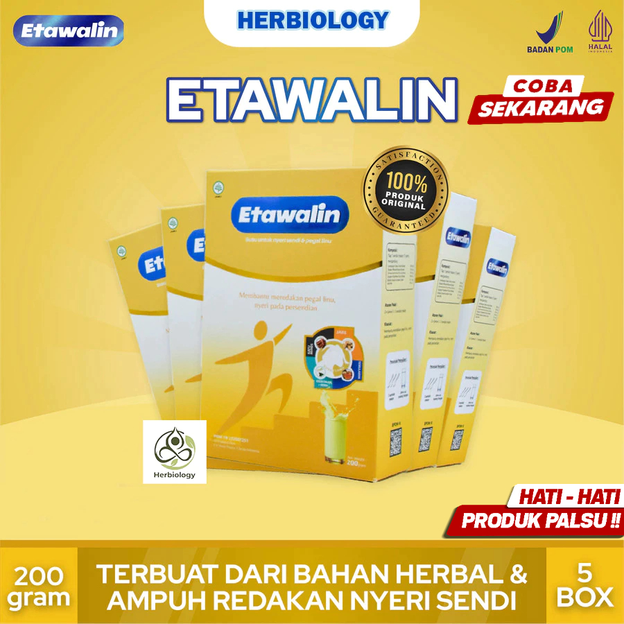

Paket Tulang Sehat 5 Box Etawalin - Susu Kambing Etawalin Asli Original Atasi Nyeri Sendi dan Tulang