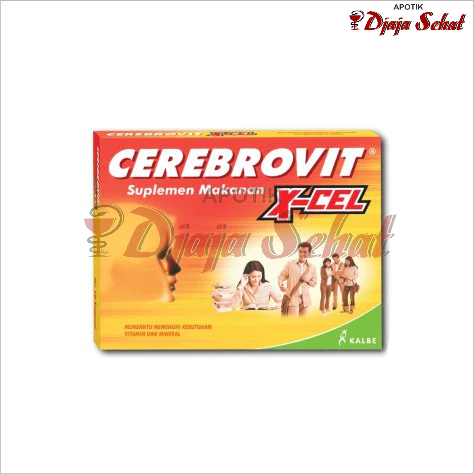 CEREBROVIT X-CEL ISI 10 CAPS - MULTIVITAMIN OTAK