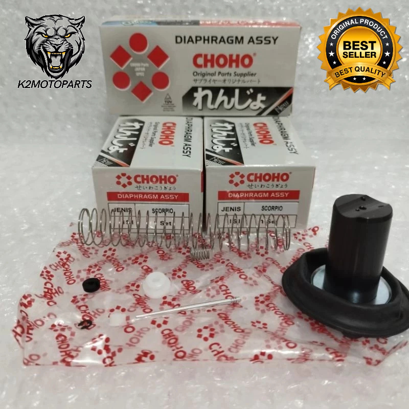 DIAFRAGMA ASSSY KARET VACUM KARBURATOR YAMAHA SCORPIO ORIGINAL CHOHO
