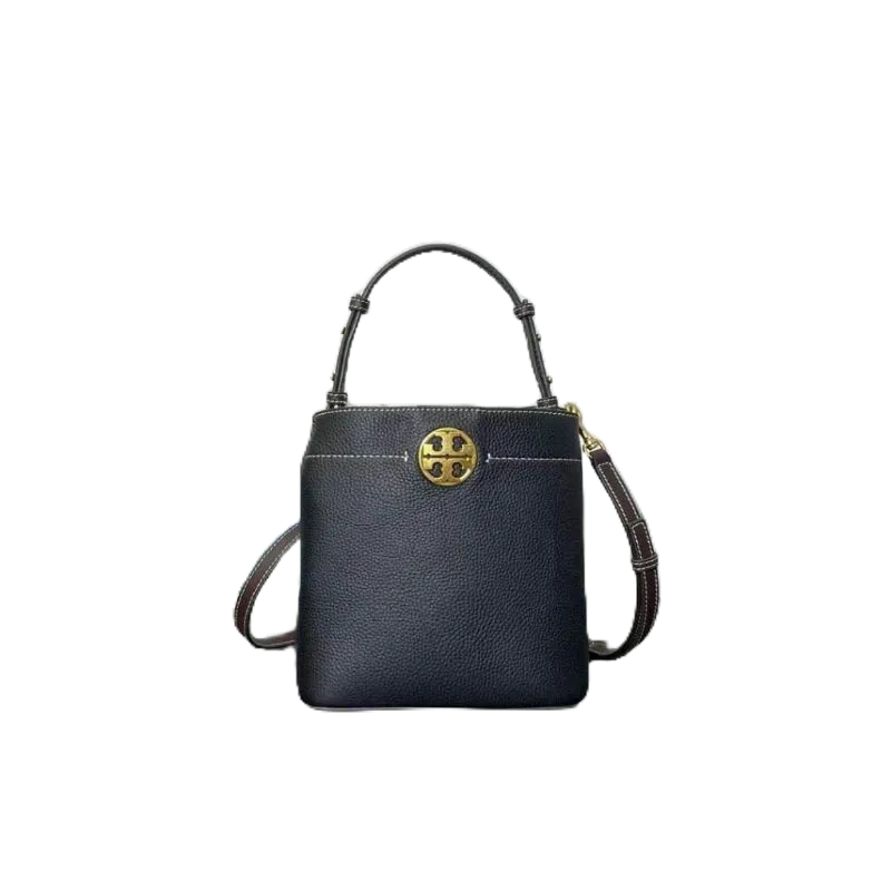 Tas Tory Burch Bucket Hitam Black Original Selempang Slempang Crossbody Sling Wanita Woman Cewek Bra