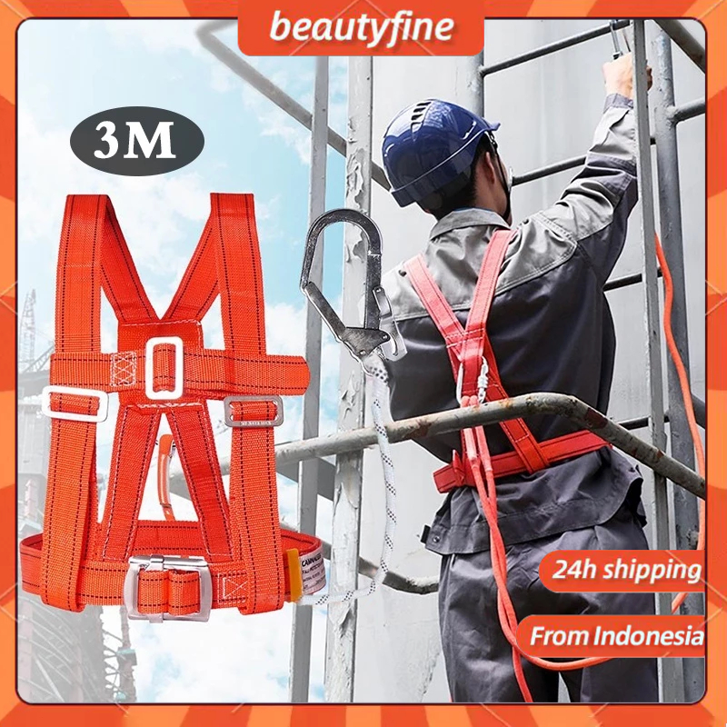 【COD】Safety Full Body Harness/Safety Belt Kerja/Safety Belt Proyek/Safety Body Harness Hook
