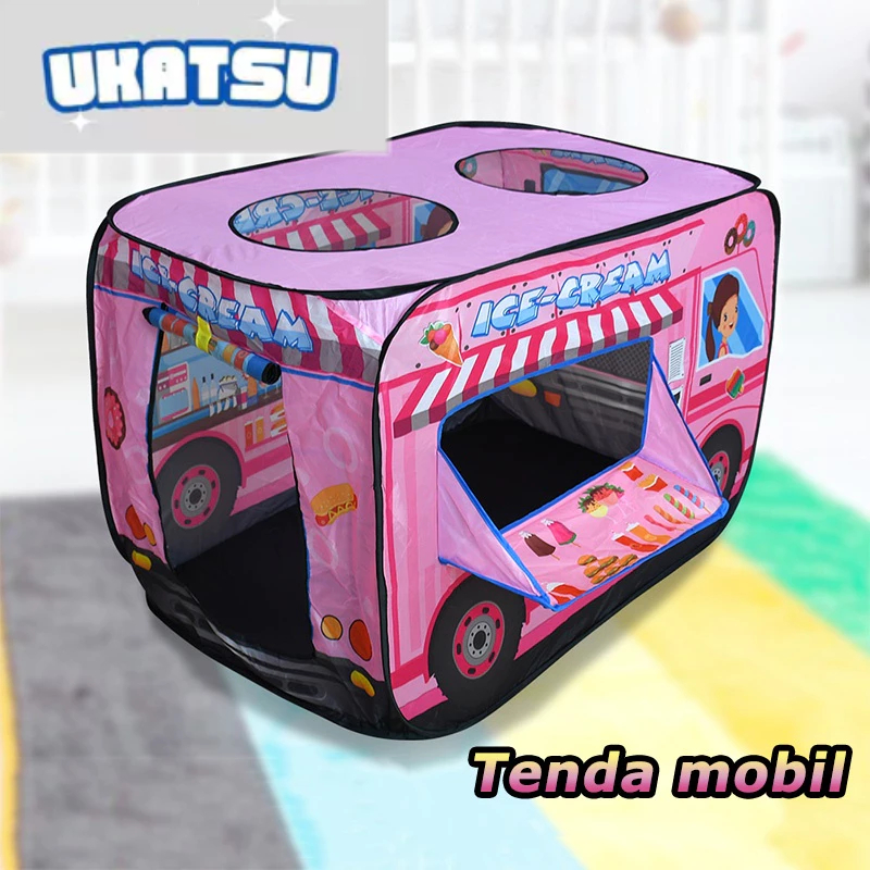 Tenda Mainan Anak Tenda Mandi bola Tenda Karakter Mobil Tenda Lipat Portable  Mainan Rumah Bermain A