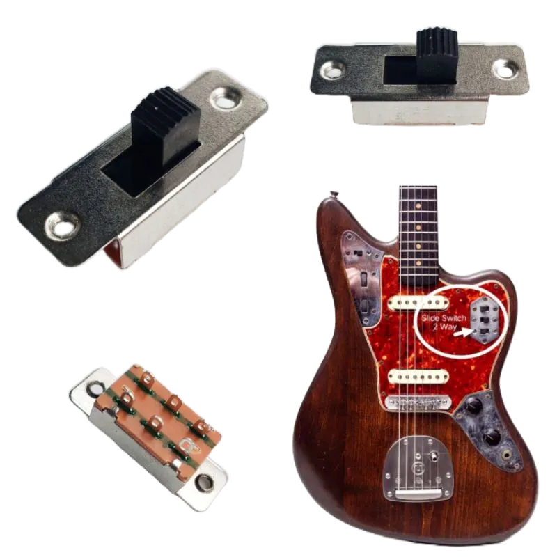 Switch Slide Gitar 6 Pin 2 Way / Guitar Slide Switch 6 Pin 2 Way