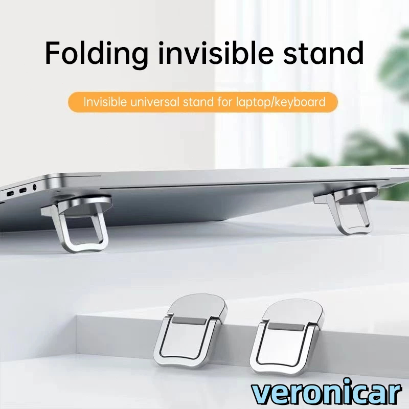 2PCS Stand Laptop Aluminum Alloy /Notebook /Keyboard Holder Stand Bolster Portable Mini Cooling Pad-
