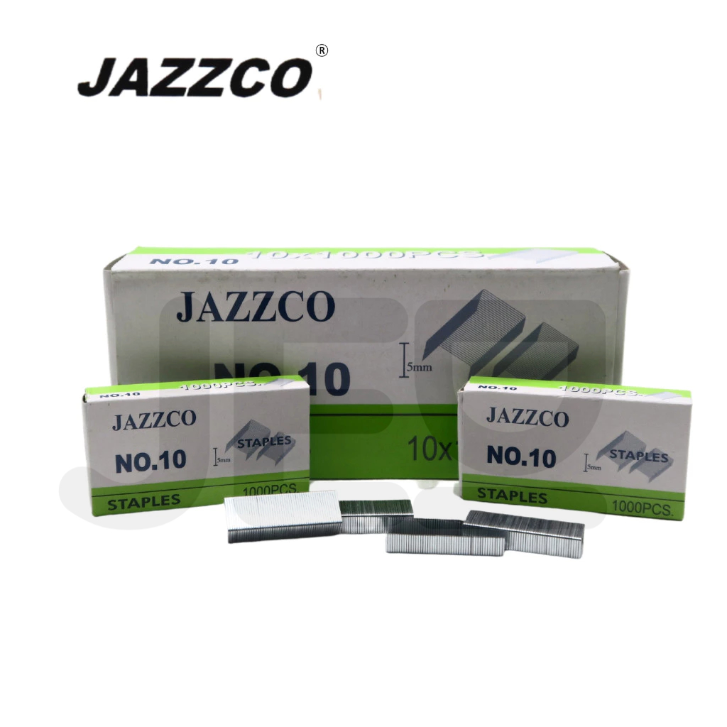 

1 BOX 10,000 Pcs Staples Isi Stapler Refill Stapler JAZZCO No. 10