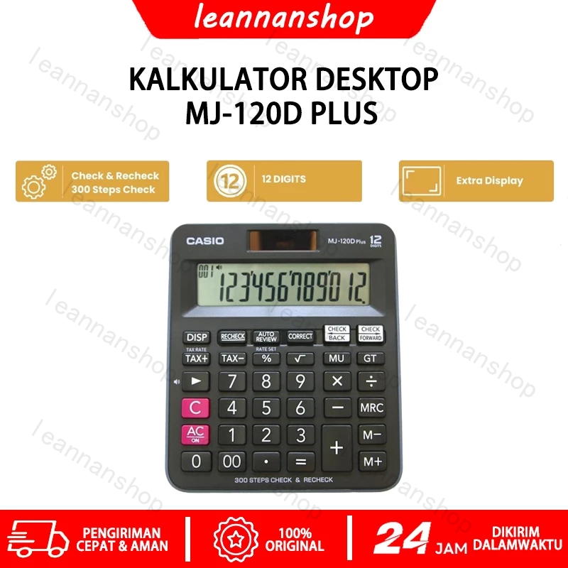 

Kalkulator Casio MJ 120D PLUS CHECK CORRECT