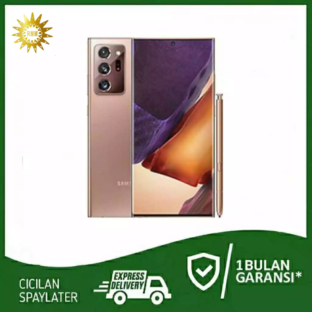 Samsung Galaxy Note 20 ULTRA 5G GARANSI IMEI 1 TAHUN 12 GB / 256 / 128 GB ORIGINAL SECOND