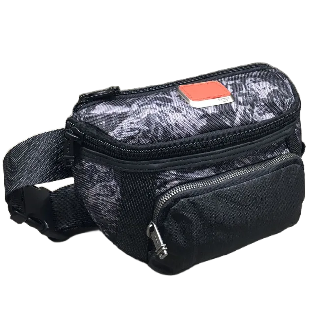 Tas Pinggang Sling Dada TM Alpha Bravo Columbus Utility Pouch waist Sling pack Black Hitam Motif, Hi