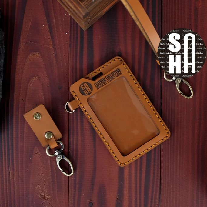 

ID CARD HOLDER KULIT ID CARD CASE NAME TAG KULIT
