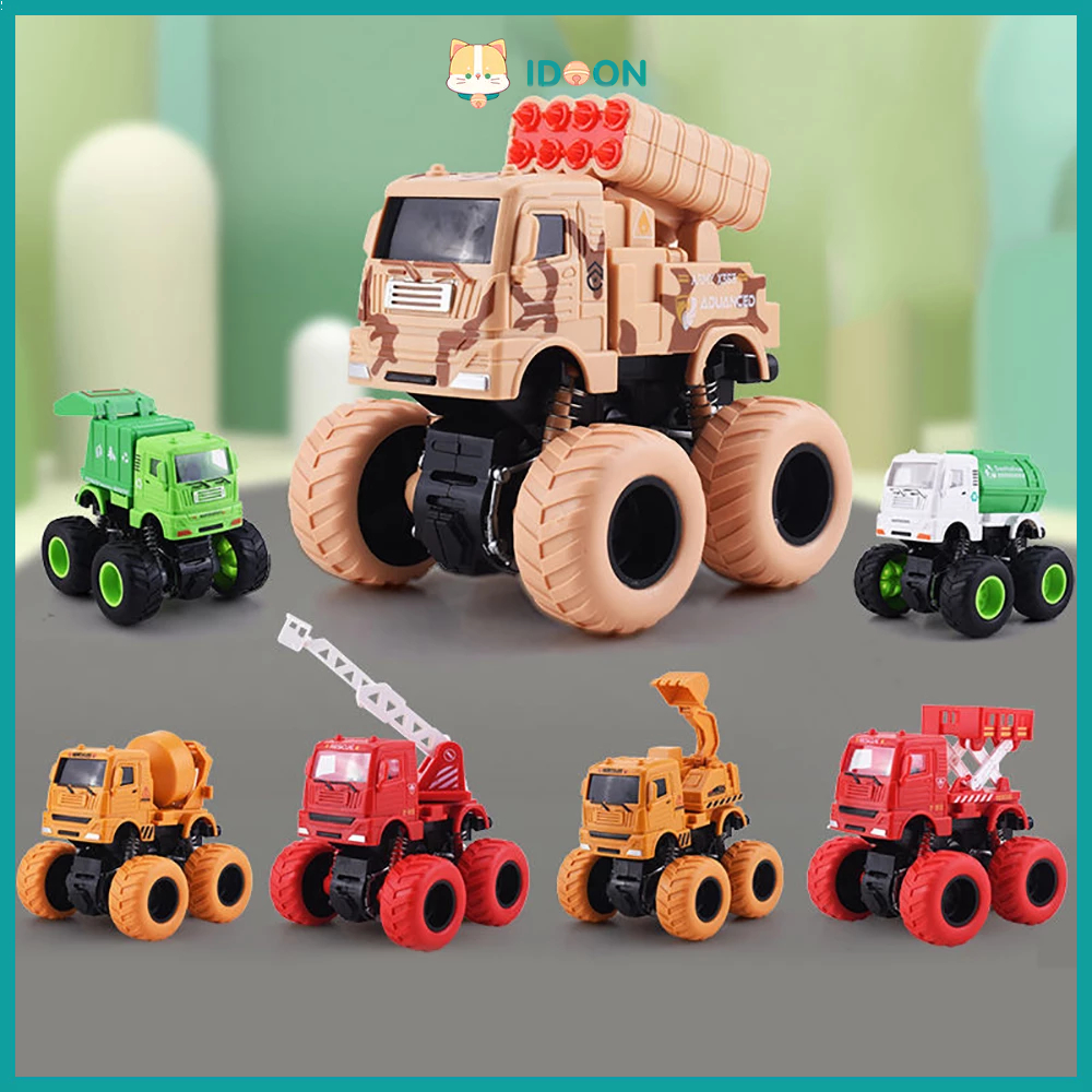 IDOON Monster Zap Mainan Mobil Jip Anak Off Road 4 Drive Inertial Bigfoot 360 Derajat