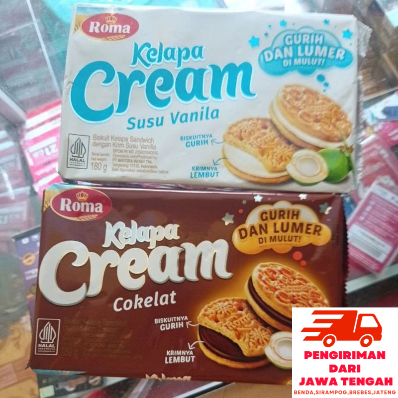 

Roma Kelapa cream all varian 189gram