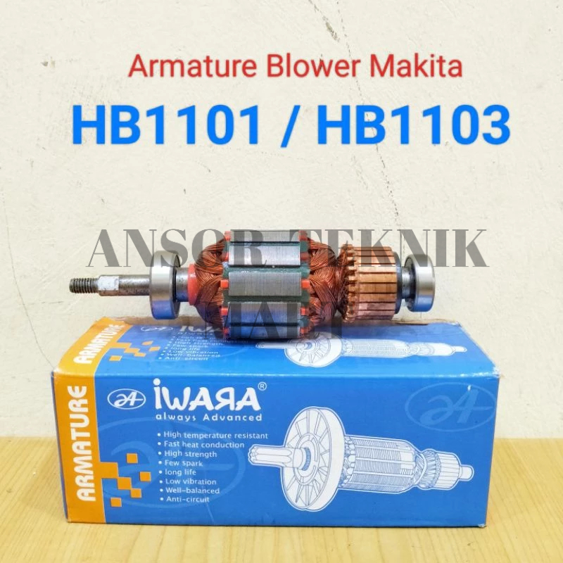 NEW Armature Blower Makita HB11101 / HB1103 Angker Blower Tangan Makita - IWARA 901-271