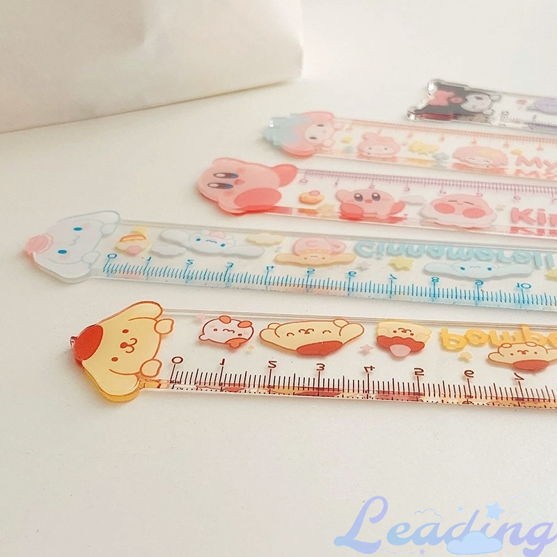 

Penggaris Sanrio Kreatif Lucu Penggaris Kartun Kartun Dua Lapis Penggaris Transparan Penggaris Siswa Alat Tulis-Le