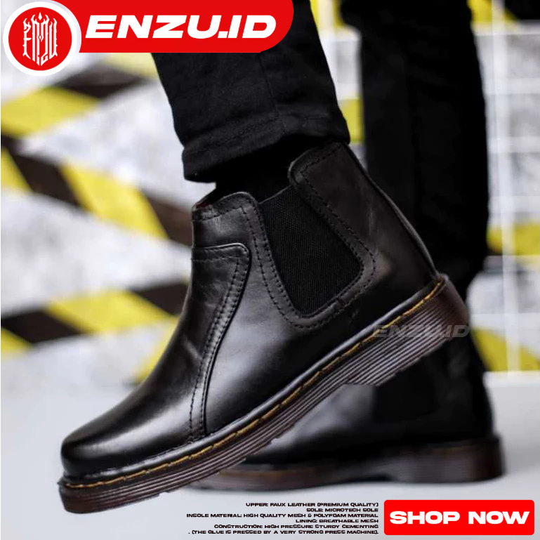 Sepatu Docmart Formal Boots Pria