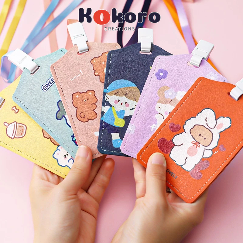 

KokoroCreations - [SK22] Lanyard / Name tag / ID Card / Gantungan Kartu / Card Holder motif Lucu