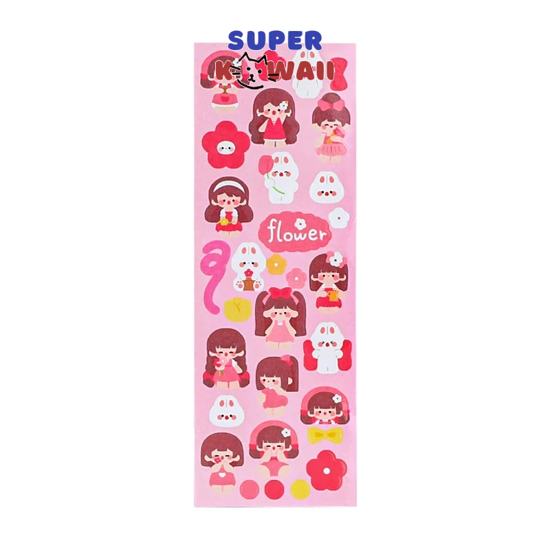 

Super Kawaii [SK55] - Sticker mainan anak girl korean dekorasi DIY jurnal stiker anak lucu aesthetic satu lembar