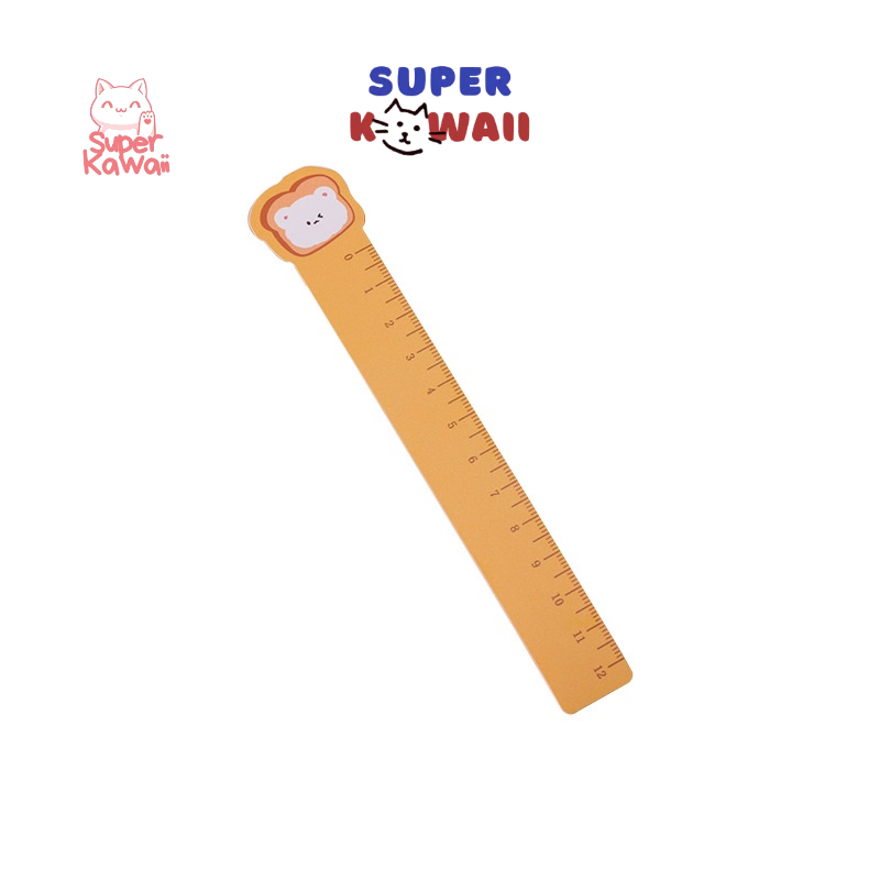 

Super Kawaii - [SK52] 1pack isi 5 pcs penggaris 12cm cartoon animal ruler bookmark bendable korean ruler student stationary untuk pelajar