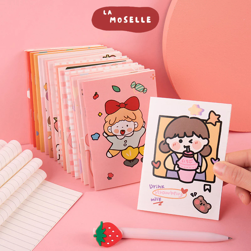 

La Moselle -[SK67] Buku tulis mini gambar kartun A7 / buku catatan / buku kecil / BUKU DIARY / mini notebook / buku tulis mini kecil gambar kartun lucu anak