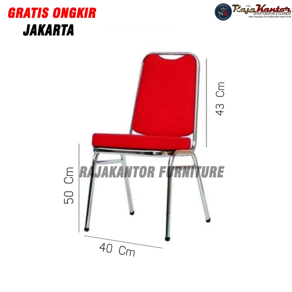 KURSI SUSUN FUTURA FTR 405 MERAH