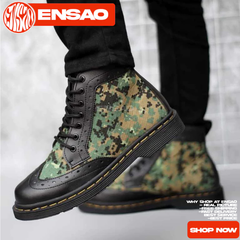 Sepatu Boots Pria Formal Sepatu Boots Tinggi Fashion Pria