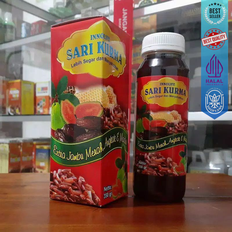 

Sari kurma innolife madu jambu biji dan angkak 350ml