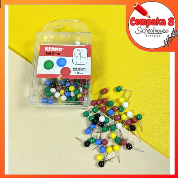 

Paku Push Pin Ball KENKO BN-100PP - UTI0374