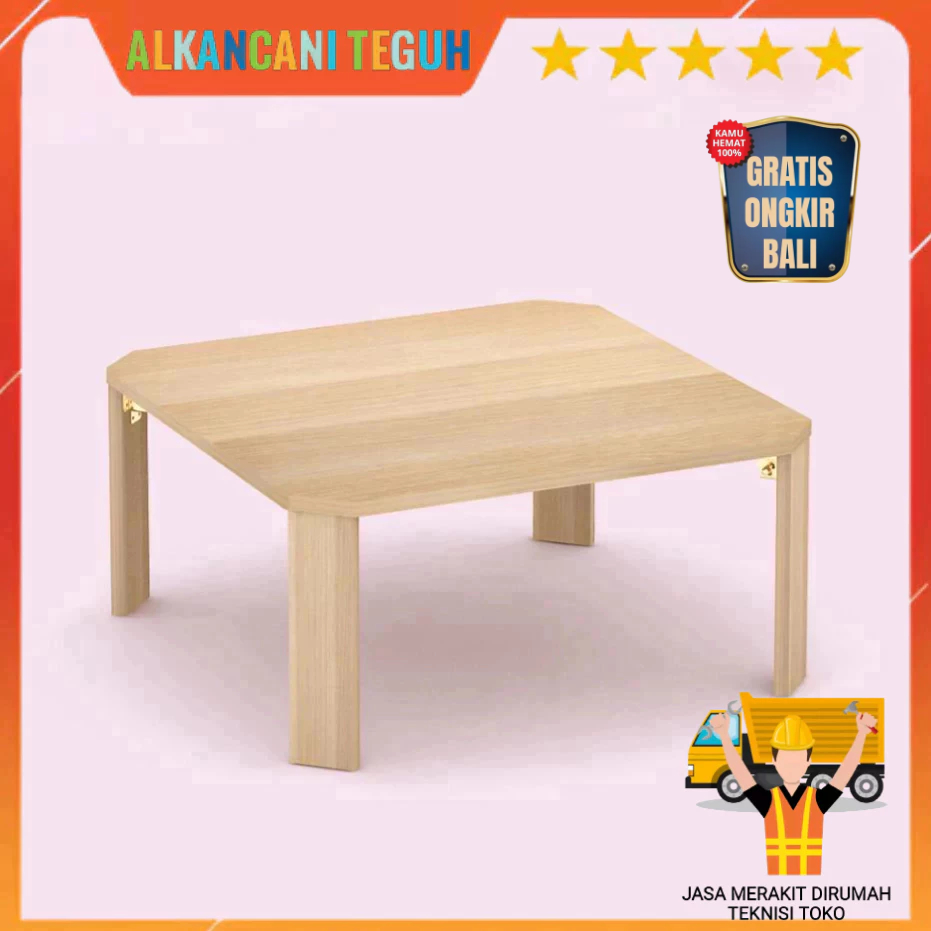 TABE CT70 MEJA TAMU / MEJA MAKAN LIPAT LESEHAN / MEJA BELAJAR LIPAT LESEHAN - PRO OAK