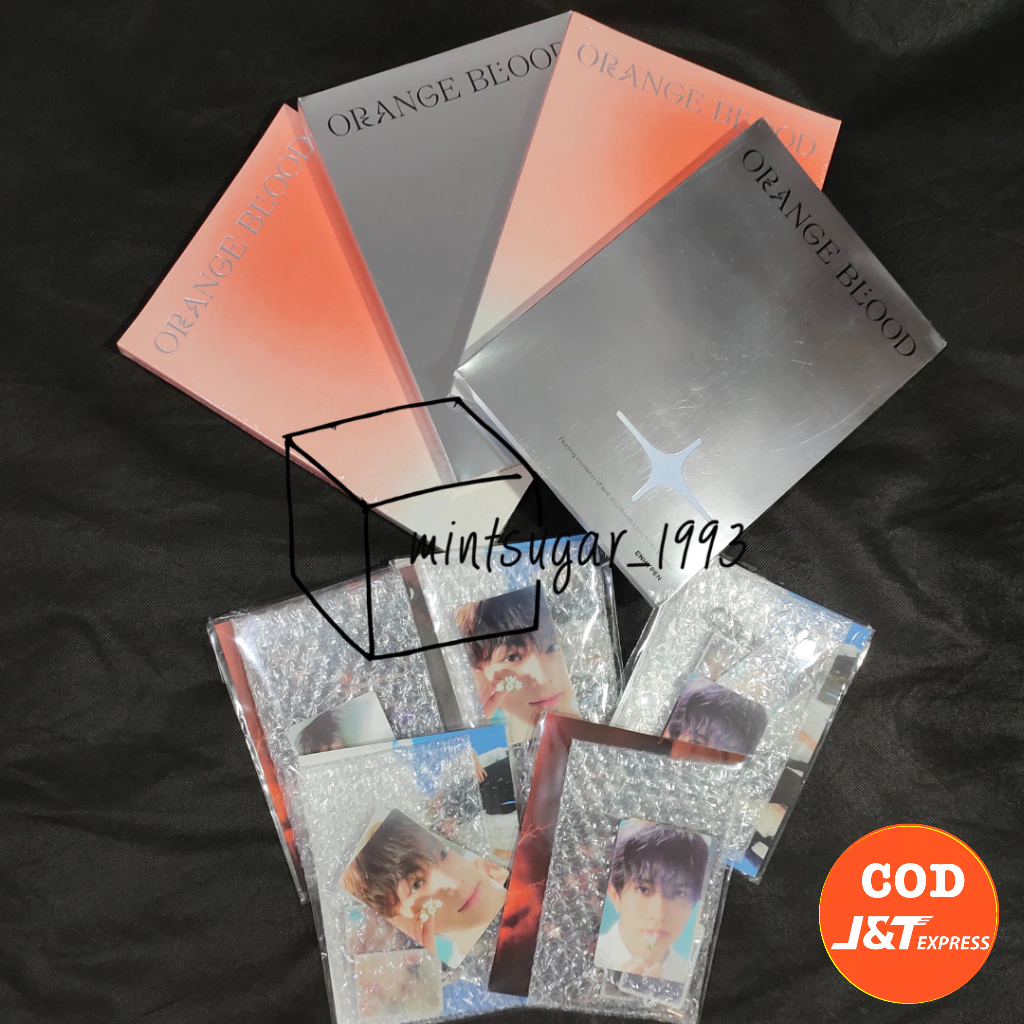 [ READY STOCK SEALED ] ENHYPEN - 5th Mini Album ORANGE BLOOD ( PHOTOBOOK VER ) FIX VERSION KALPA KSA
