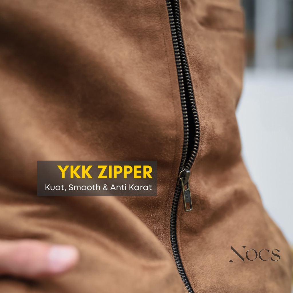 Hot Deals Esns Bomber Jaket Suede Premium Pria Original Vintage Keren Jacket Tebal Original Terbaru
