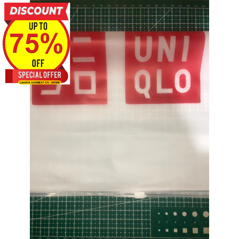 

UNIQLO PLASTIK ZIPPER LOCK SUPER PREMIUM CO 1X DIKIRIM 600PCS
