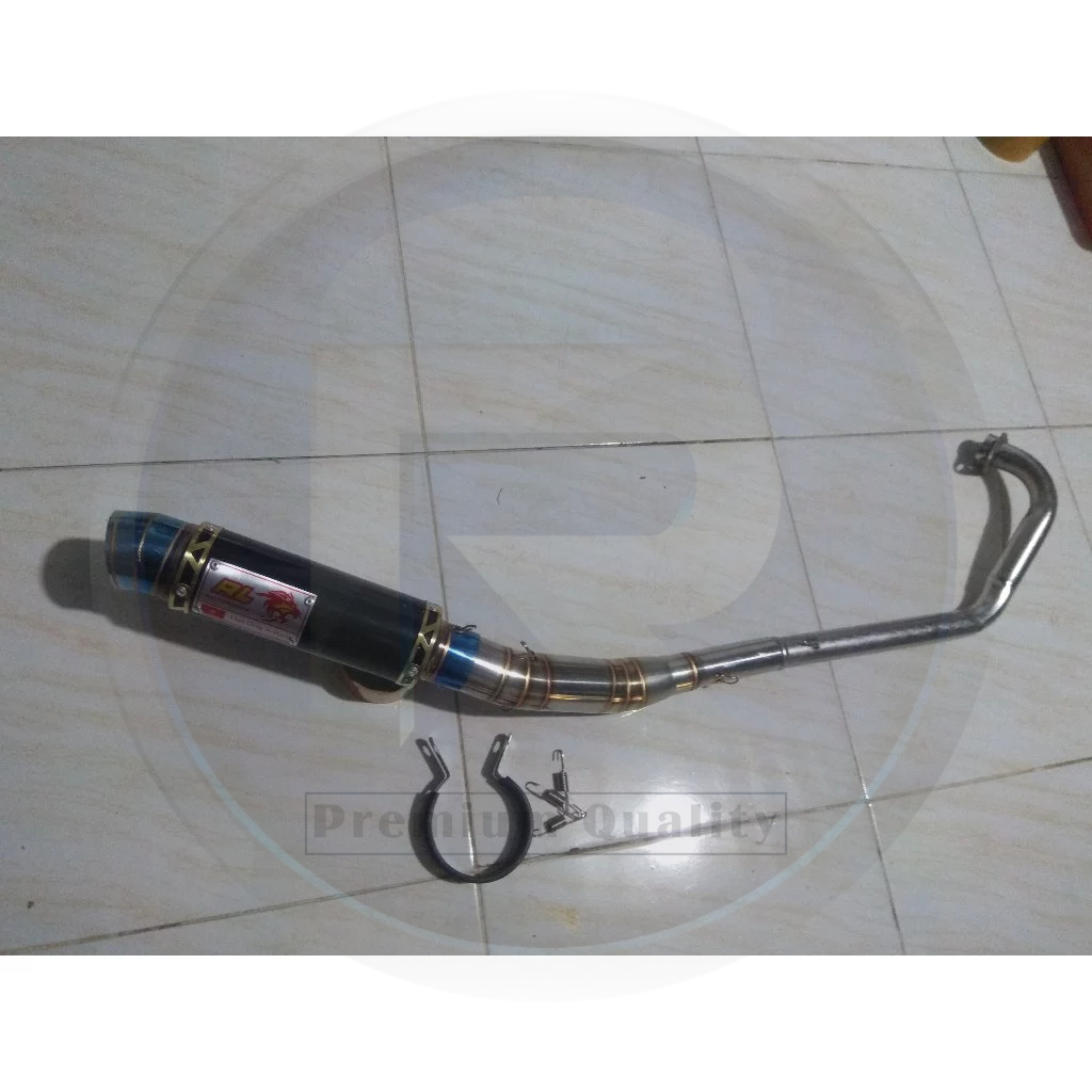 RL Red Leo knalpot MX 135 old MX135 new