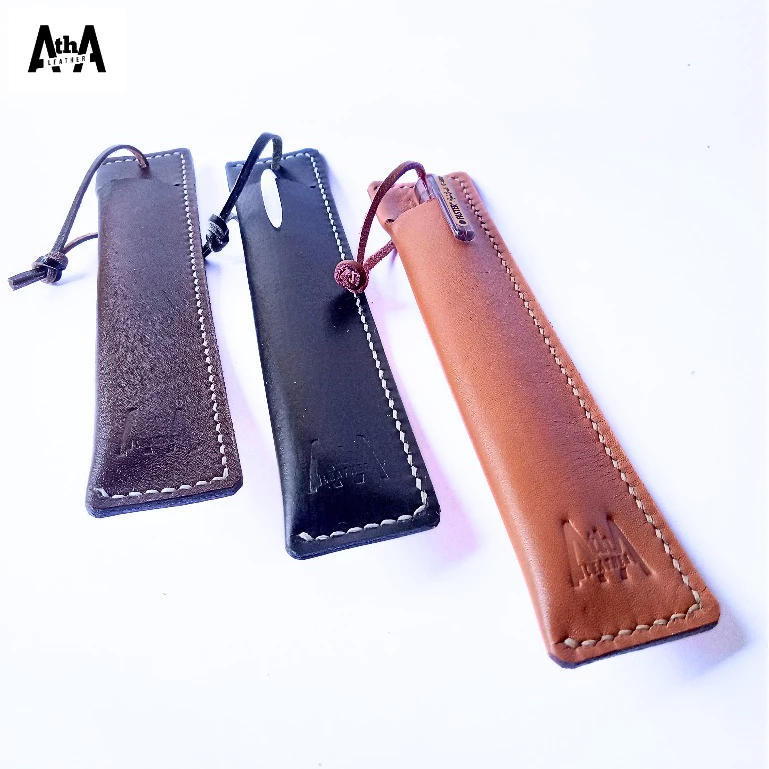 

Kotak Tempat Pensil Leather Case Pen Kulit Sapi Asli