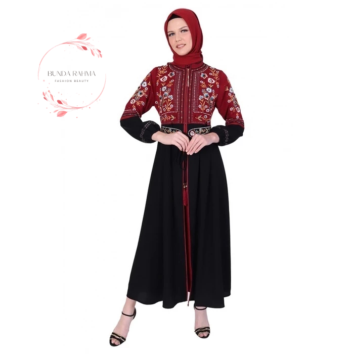 Gamis Abaya Hikmat Fashion Original A3955