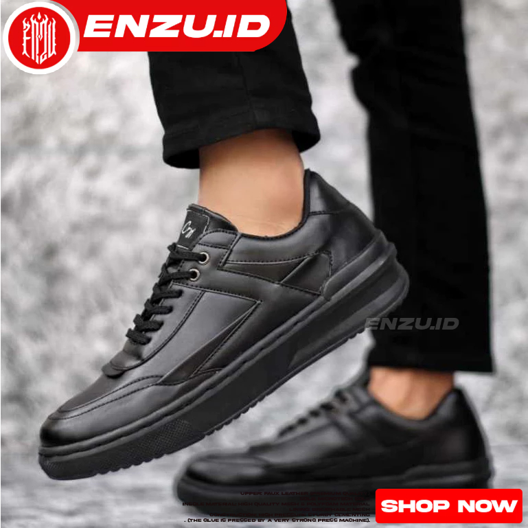 Sepatu Kasual Hitam Pria Sepatu Formal Casual Hitam Pria
