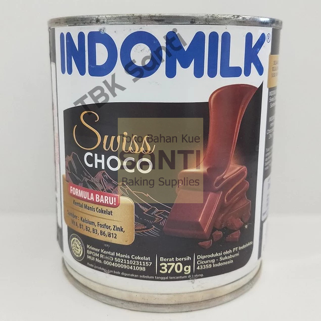

Indomilk | Krimer Kental Manis Swiss Choco Cokelat| 370 Gram