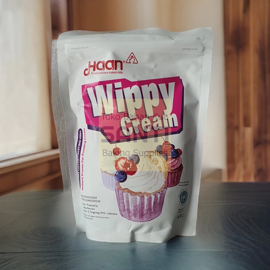 

Haan | Wippy Cream Whipping Cream Bubuk Topping | 400 Gram