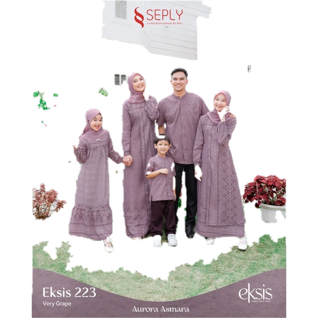 SEPLY EKSIS 223 VERY GRAPE - MEYRA 214 VERY GRAPE - SARIMBIT LEBARAN SEPLY