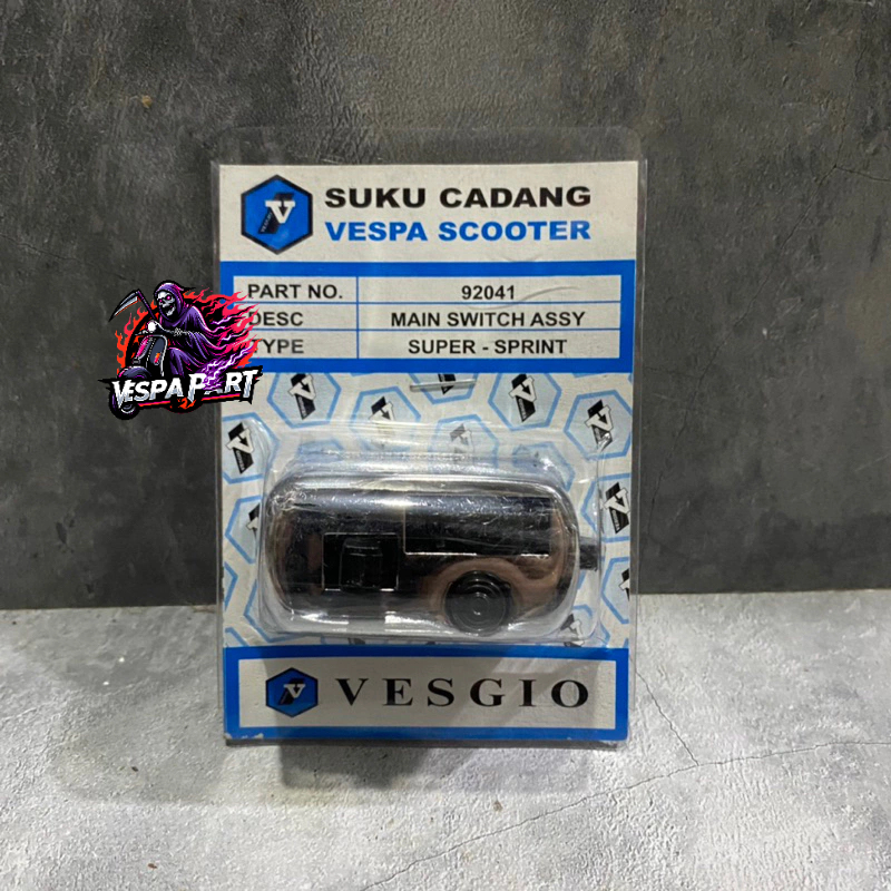Saklar Lampu Vespa Super Sprint VBB Bajaj VESGIO | Saklar Lampu Depan Vespa | Saklar Lampu Reflektor