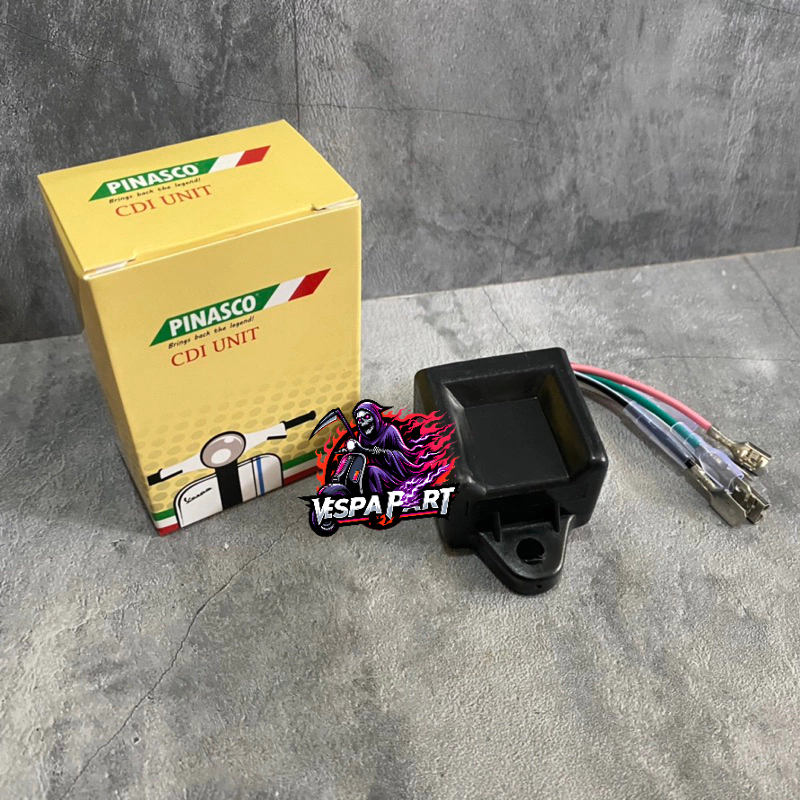 Micro CDI Vespa Merk PINASCO Mikro CDI Komputer Unit Assy Kabel 5 Vespa Super Sprint Px Ps Exclusive