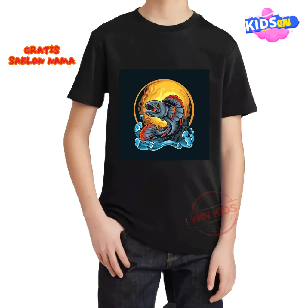 ( COD TERMURAH ) Kaos Channa Snakehead Keepers Chana Predator Fish Baju Distro