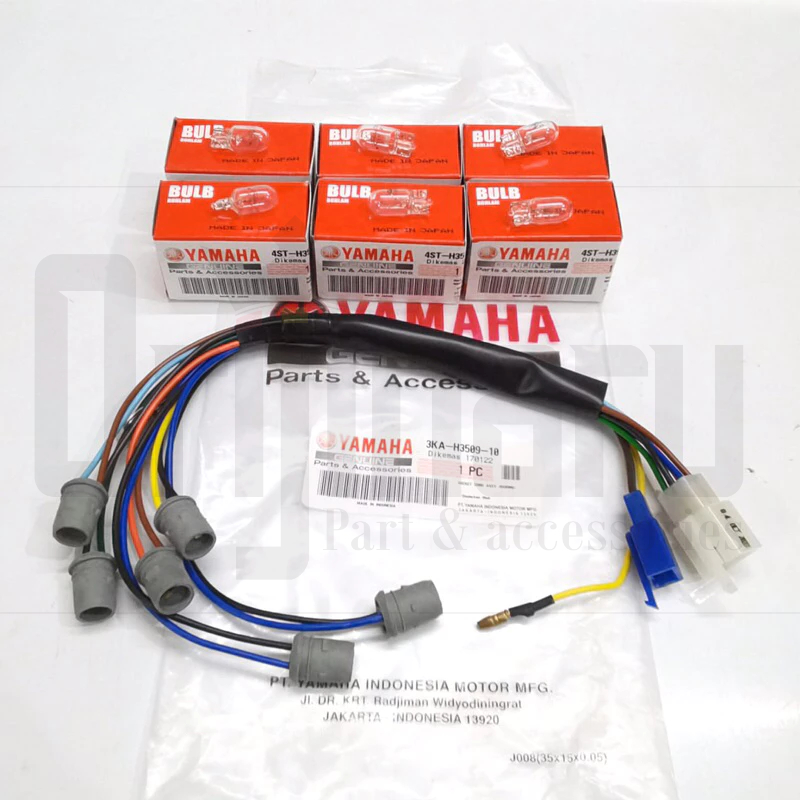 KABEL SOCKET BOHLAM SPIDOMETER SPIDO METER SPEEDOMETER RXKING RX KING 2002-2006 ORI ORIGINAL 3KA-H35