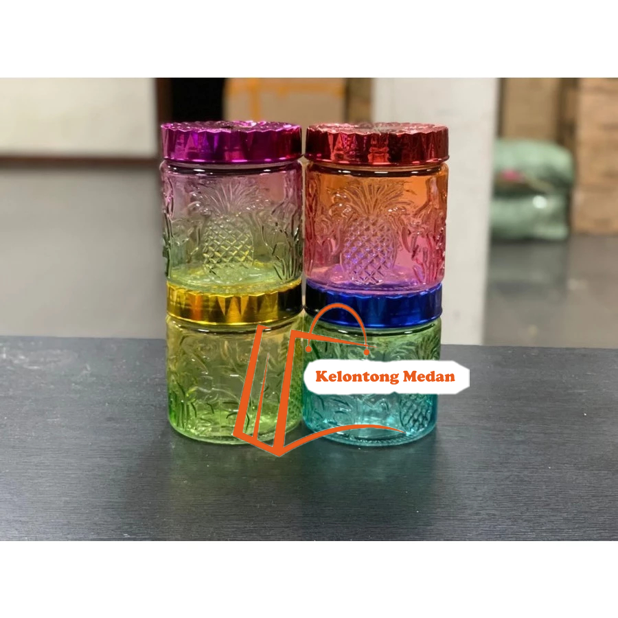 TOPLES KACA GRADASI TOPLES KUE LEBARAN TOPLES RAINBOW