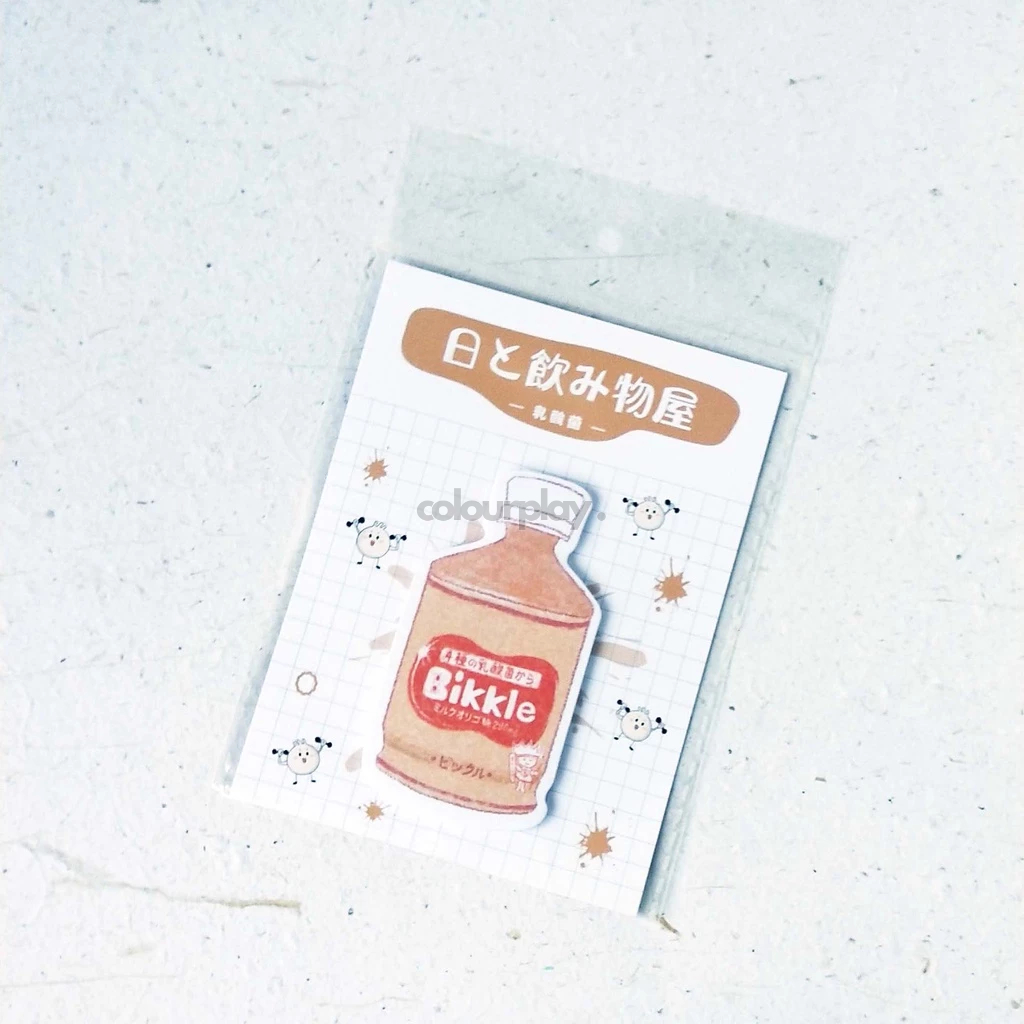 

Drink Sticky Note Motif Minuman