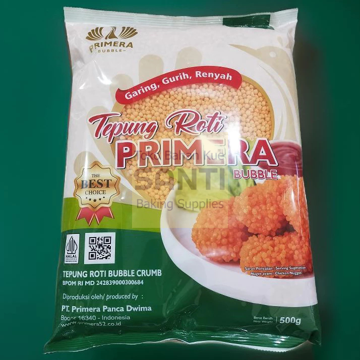 

Primera | Bubble Crumb Tepung Roti Panir Bola | 100 Gram (Repack)