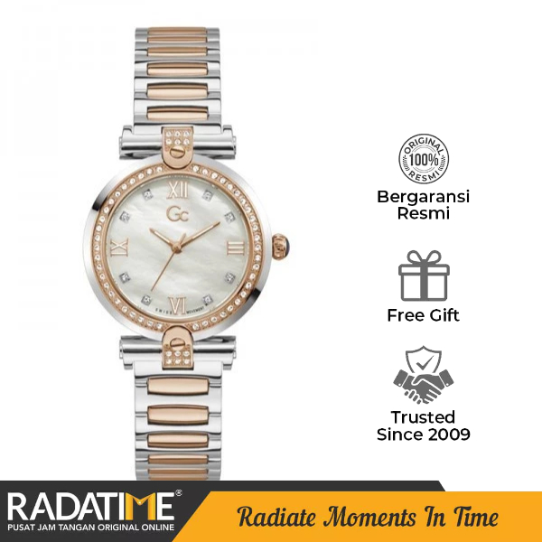 Jam Tangan Wanita Guess Collection Gc Fusion Lady 100% Original -Rose Gold Y96004L1MF