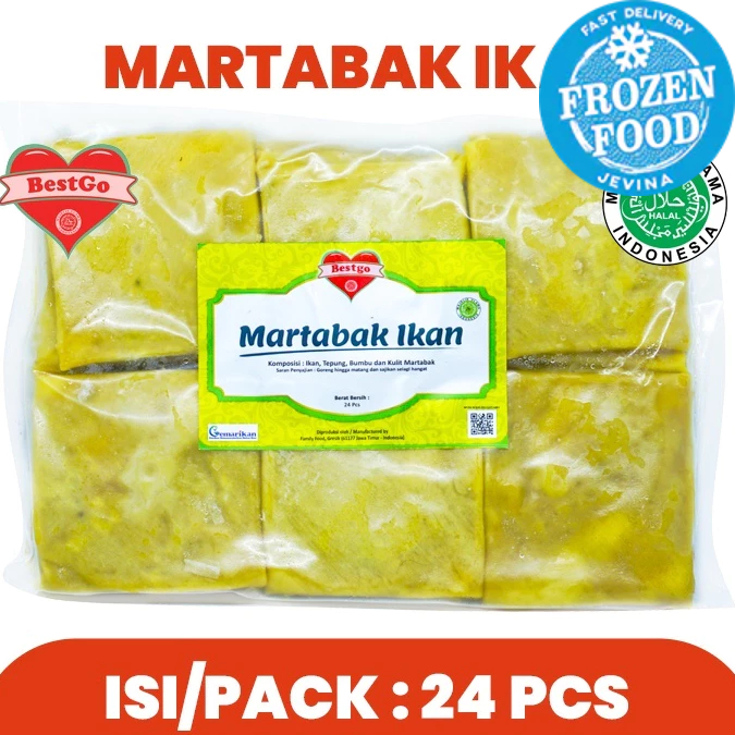 

Best Go Martabak Ikan Isi 24 Pcs 500 Gr