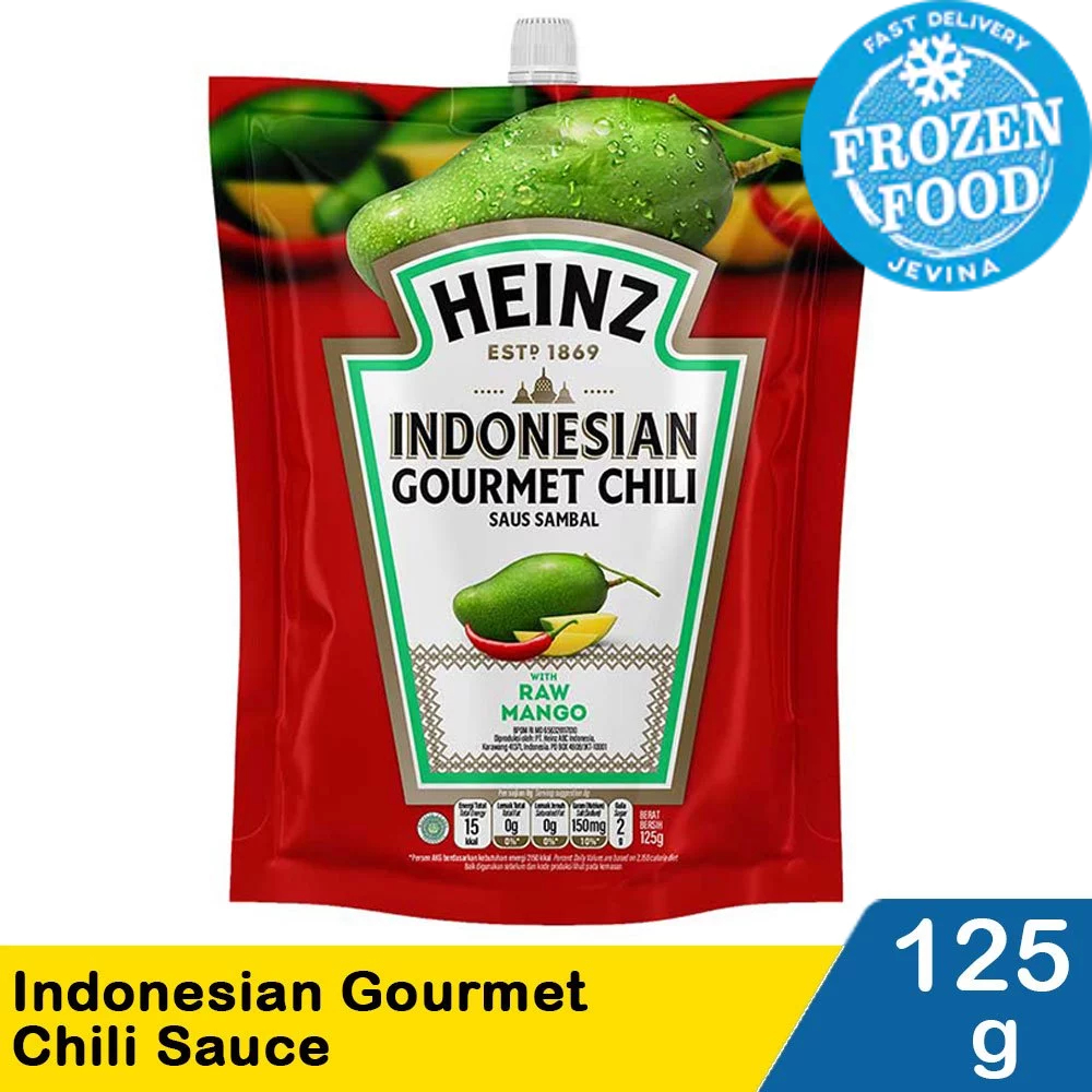 

Abc Heinz Gourmet Chili Indonesian | Korean | Mexican | Tomato 125Gr